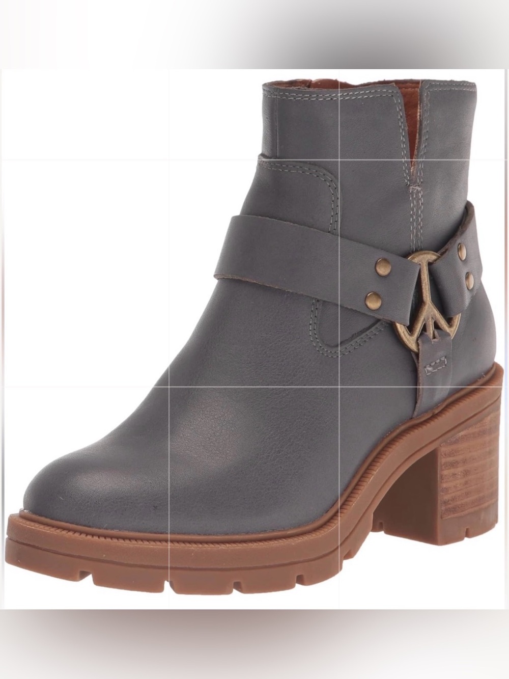 Lucky Brand ankle boot, LK Stockton color:Castle rock/gray